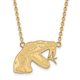 Image of 18" 10K Yellow Gold Florida A&M University Large Pendant w/ Necklace by LogoArt
