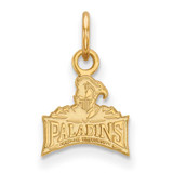 Image of 10K Yellow Gold Furman University X-Small Pendant by LogoArt (1Y015FUU)