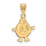 Image of 10K Yellow Gold Syracuse University Medium Pendant by LogoArt (1Y024SYU)