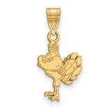 Image of 10K Yellow Gold Virginia Tech Medium Pendant by LogoArt (1Y043VTE)
