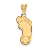 Image of 10K Yellow Gold University of North Carolina Large Pendant by LogoArt (1Y045UNC)