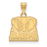 Image of 10K Yellow Gold University of Alabama Small Pendant by LogoArt (1Y061UAL)