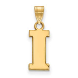 Image of 10K Yellow Gold University of Iowa Small Pendant by LogoArt (1Y064UIA)