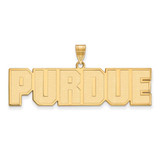 Image of 10K Yellow Gold Purdue Large Pendant by LogoArt (1Y068PU)