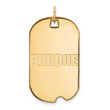 Image of 10K Yellow Gold Purdue Large Dog Tag by LogoArt (1Y073PU)