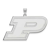 Image of 14K White Gold Purdue XL Pendant by LogoArt (4W005PU)