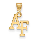 Image of 14K Yellow Gold United States Air Force Academy Small Pendant LogoArt (4Y002USA)