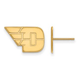 Image of 14K Yellow Gold University of Dayton Small Post Earrings by LogoArt