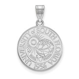 Image of 14k Yellow Gold LogoArt University of South Florida Large Crest Pendant