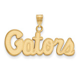 Image of 14K Yellow Gold University of Florida Small Pendant by LogoArt (4Y044UFL)