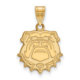 Image of 14K Yellow Gold University of Georgia Medium Pendant by LogoArt (4Y071UGA)