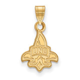 Image of Gold Plated Sterling Silver University of New Orleans Small Pendant by LogoArt