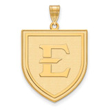 Image of Gold Plated Sterling Silver East Tennessee State XL Pendant by LogoArt