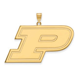 Image of Gold Plated Sterling Silver Purdue XL Pendant by LogoArt (GP005PU)
