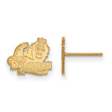 Image of Gold Plated Sterling Silver Old Dominion University XSmall Post LogoArt Earrings