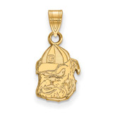 Image of Gold Plated Sterling Silver University of Georgia Small Pendant LogoArt GP044UGA