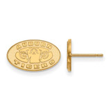 Image of Gold Plated Sterling Silver Auburn University XSmall Post Earrings LogoArt GP04