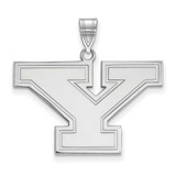 Image of Sterling Silver Youngstown State University Large Pendant by LogoArt (SS002YSU)