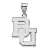 Image of Sterling Silver Baylor University Large Pendant by LogoArt (SS004BU)