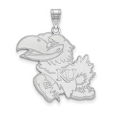 Image of Sterling Silver University of Kansas XL Pendant by LogoArt