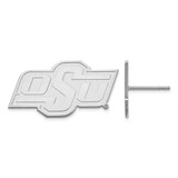 Image of Sterling Silver Oklahoma State University Small Post Earrings by LogoArt