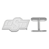 Image of Sterling Silver Oklahoma State University Cuff Links by LogoArt