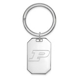 Image of Sterling Silver Purdue Key Chain by LogoArt (SS021PU)