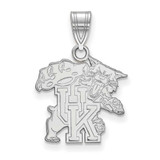 Image of Sterling Silver University of Kentucky Medium Pendant by LogoArt (SS045UK)