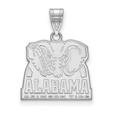 Image of Sterling Silver University of Alabama Medium Pendant by LogoArt (SS062UAL)