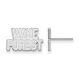 Image of Sterling Silver Wake Forest University X-Small Post Earrings by LogoArt SS064WFU
