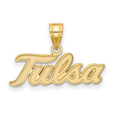 Image of 14k Yellow Gold LogoArt University of Tulsa T-U Large Pendant