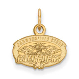 Image of 10k Yellow Gold LogoArt Jacksonville State University Extra Small Pendant