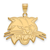 Image of 10k Yellow Gold LogoArt Ohio University Bobcat Large Pendant