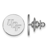 Image of Sterling Silver Rhodium-plated LogoArt University of Central Florida U-C-F Lapel Pin