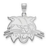 Image of 10k White Gold LogoArt Ohio University Bobcat Large Pendant