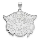 Image of 14k White Gold LogoArt Villanova University Wildcat Extra Large Pendant