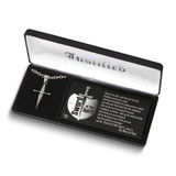 Image of Stainless Steel Sword of the Spirit 18 inch Necklace (Gifts)