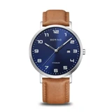 Image of Bering Time - Titanium - Mens Brushed Silver-tone Watch - 18640-567