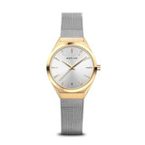 Image of Bering Time - Ultra Slim - Womens Polished/Brushed Gold-tone Watch - 18729-010