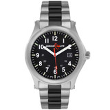 Image of ArmourLite Field Series AL101-BLK Swiss Made Tritium Illuminated Watch with Shatterproof Armourglass