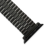 Image of Gilden Compatible with Apple Watch 42/44/45mm Mens Long Gunmetal Gray Expansion Watch Band