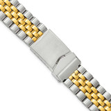 Image of DeBeer 18mm, 20mm & 22mm Jubilee Style Link Two-tone Watch Band