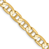 10k Yellow Gold 6.25mm Concave Anchor Chain 10CCA160-24