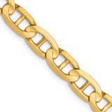14K Yellow Gold 5.25mm Concave Anchor Chain 1317-18