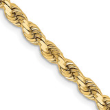 10k Yellow Gold 3.75mm Diamond-Cut Rope Chain 5283-20