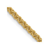 14K Yellow Gold 2.1mm Spiga (Wheat) Chain 523-22