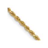 14K Yellow Gold 1.5mm Diamond-Cut Rope Chain NLBB7000-24