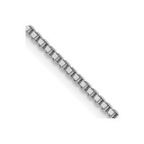 14K White Gold 1mm Box Chain 846-20