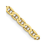 10k Yellow Gold 2.4mm Flat Anchor Chain 8219-24