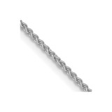 26 inch 14K White Gold 1.25mm Spiga Chain Necklace